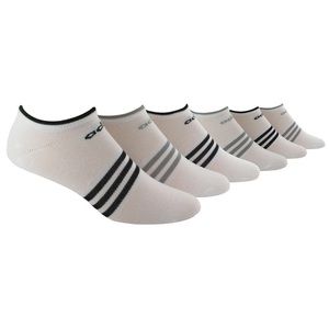 ADIDAS WOMEN'S SUPERLITE 6-PACK NO SHOW SOCK